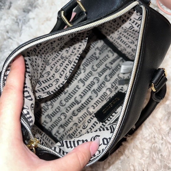Juicy Couture Obsession Black Rhinestones Satchel NWT - Picture 3 of 8